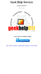 Mobile Screenshot of geekhelp911.com